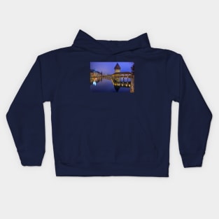 The Kapellbrücke- Lucerne, Switzerland Kids Hoodie